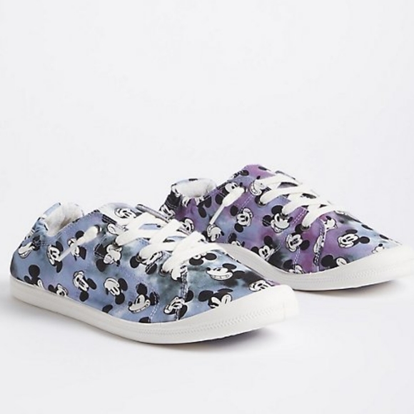 torrid Shoes - Torrid DISNEY MICKEY MOUSE RILEY SNEAKER - TIE DYE (WW)